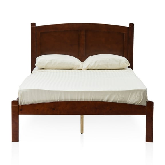 Furniture of America Nesta Mattress Ready Wood Cherry Twin Kids Bed