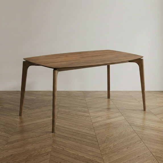 Furniture of America Ommet 59" Rectangle Counter Height Dining Table, Walnut