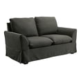 thumbnail image 1 of Furniture of America Osilla Fabric Upholstery Loveseat in Gray, 1 of 5