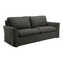 Furniture of America Osilla Transitional Fabric Upholstery Sofa in Gray
