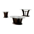 thumbnail image 1 of Furniture of America Panna 3-Piece Coffee Table Set, Dark Cherry, 1 of 8