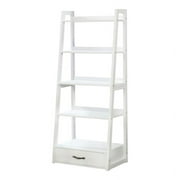 Furniture of America Ploomer Transitional Wood 1-Drawer Bookcase in White