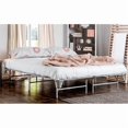 thumbnail image 1 of Furniture of America Polosa Transitional Metal Cal King Bed Frame in Silver, 1 of 6