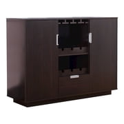 Furniture of America Porter Contemporary Wood Multi-Storage Buffet in Espresso