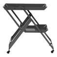 thumbnail image 1 of Furniture of America Prescotty Contemporary Metal Foldable Serving Cart in Black, 1 of 6