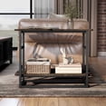 thumbnail image 1 of Furniture of America Quint 1-Shelf Wood Reclaimed Oak End Table, 1 of 9