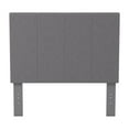 thumbnail image 1 of Furniture of America Ramone Contemporary Fabric Twin Headboard in Gray, 1 of 6