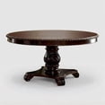 thumbnail image 1 of Furniture of America Ramsaran Wood Pedestal Dining Table in Brown Cherry, 1 of 9