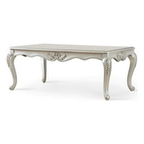 Furniture of America Raya Wood Coffee Table with Cabriole Legs in Gold