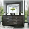 thumbnail image 1 of Furniture of America Reauso 6 Drawer Dresser with Mirror in Espresso, 1 of 4