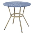 thumbnail image 1 of Furniture of America Reo French Aluminum Patio Counter Dining Table in Blue, 1 of 7