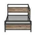thumbnail image 1 of Furniture of America Rolke Industrial Metal Elevated Daybed, Twin, Black, 1 of 9