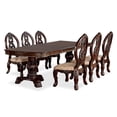 thumbnail image 1 of Furniture of America Roo Traditional Wood 7-Piece Dining Table Set in Cherry, 1 of 7