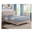 thumbnail image 1 of Furniture of America Royl Mattress Ready Fabric Full Bed in Light Pink, 1 of 3