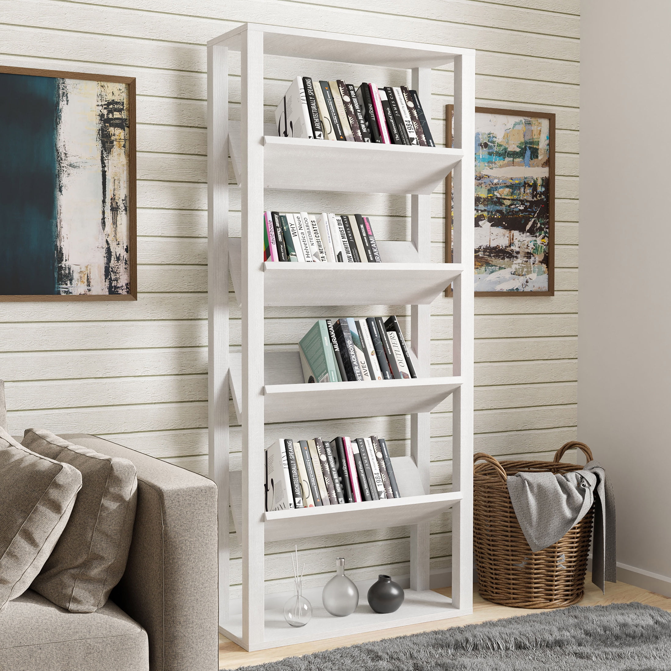 Etagere bookcase white discount