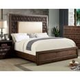 thumbnail image 1 of Furniture of America Ruma Wood Panel Bed, Eastern King, Warm Chestnut, 1 of 3