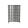 thumbnail image 1 of Furniture of America Seabliss Glam 5-Drawer Chest, Silver, 1 of 11