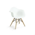 thumbnail image 1 of Furniture of America Shego Modern Plastic Accent Chairs - Set of 2, White, 1 of 6