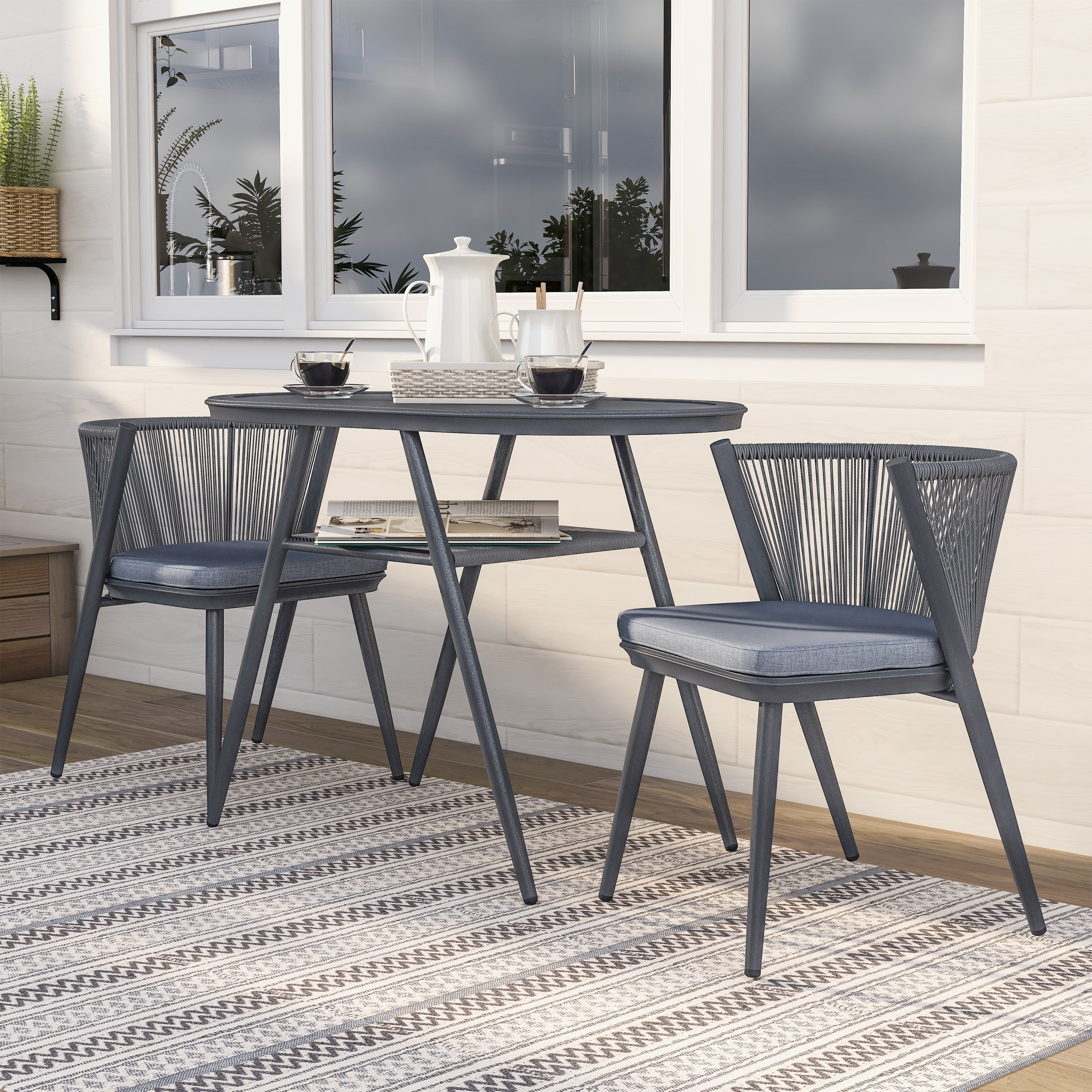Mid century 2024 bistro set