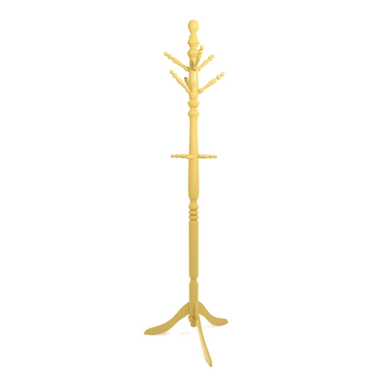 Furniture of America Smyrna Yellow Coat Rack Walmart