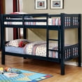 thumbnail image 1 of Furniture of America Sophie Wood Bunk Bed, Twin/Twin, Blue, 1 of 7