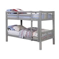 thumbnail image 1 of Furniture of America Sophie Wood Bunk Bed, Twin/Twin, Gray, 1 of 2