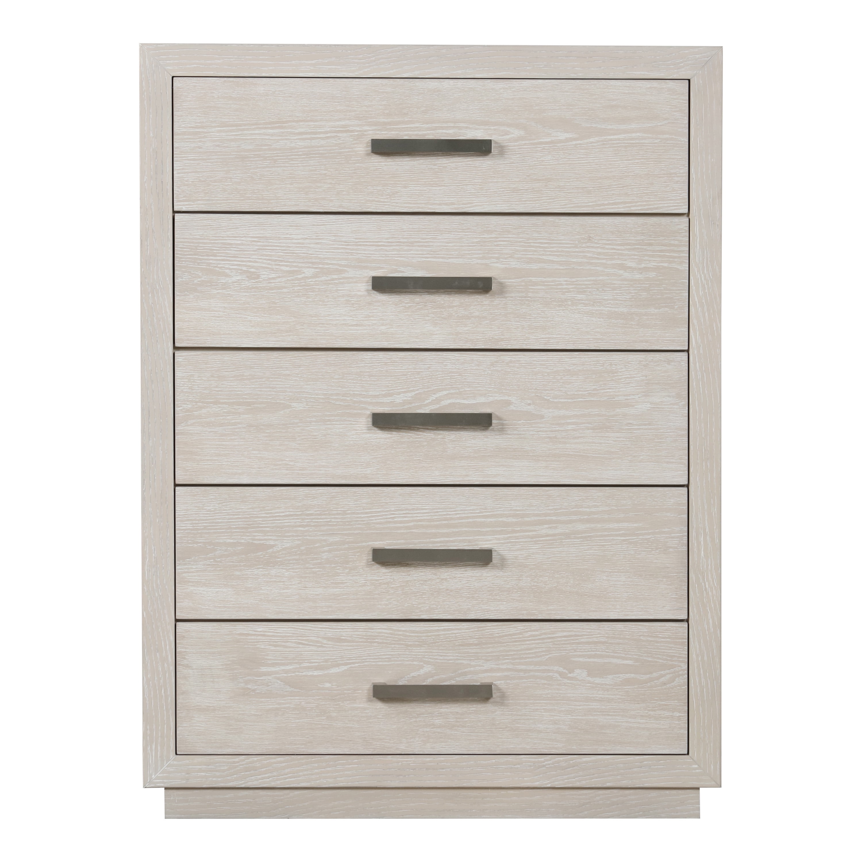 Furniture of America Sorien Adult Modern Wood 5-Drawer Vertical Dresser, Light Gray