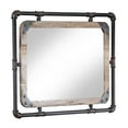 thumbnail image 1 of Furniture of America Stockholm Industrial Decorative Wall Mirror 32"x24", 1 of 5