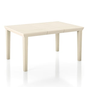 Furniture of America Tabitha Dining Table in Antique White