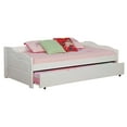 thumbnail image 1 of Furniture of America Terin Wood Daybed with Trundle, Twin, White, 1 of 3