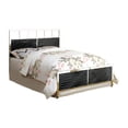 thumbnail image 1 of Furniture of America Tessa Headboard and Footboard, California King, Black, 1 of 4