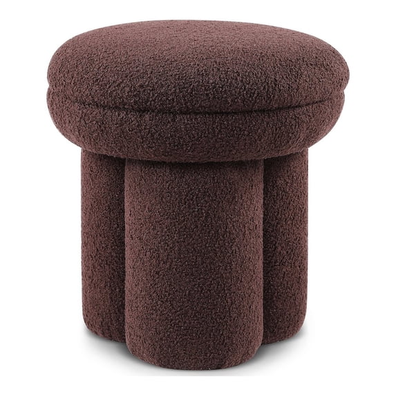 Furniture of America Thia I Modern Upholstered Mushroom-Shape Design Ottoman