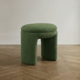 thumbnail image 1 of Furniture of America Thia Modern 18" Upholstered U-Shaped Stool, Green, 1 of 5