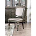 thumbnail image 1 of Furniture of America Tima Traditional Grey Faux Leather Dining Chairs (Set of 2) by, 1 of 4