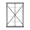 thumbnail image 1 of Furniture of America Toggin Industrial Metal 58-Inch Bookcase in Antique White, 1 of 4