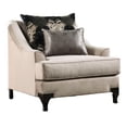 thumbnail image 1 of Furniture of America Traditional Fabric Erlene Accent Chair, Light Mocha, 1 of 2