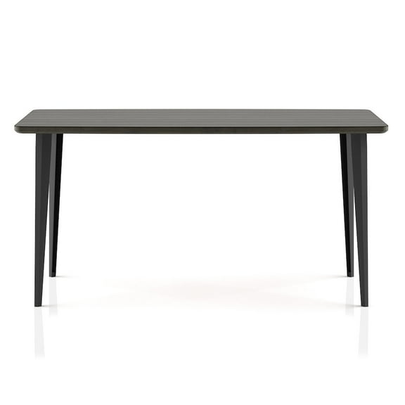 Furniture of America Uma Modern 60-inch Wood Dining Table in Gray