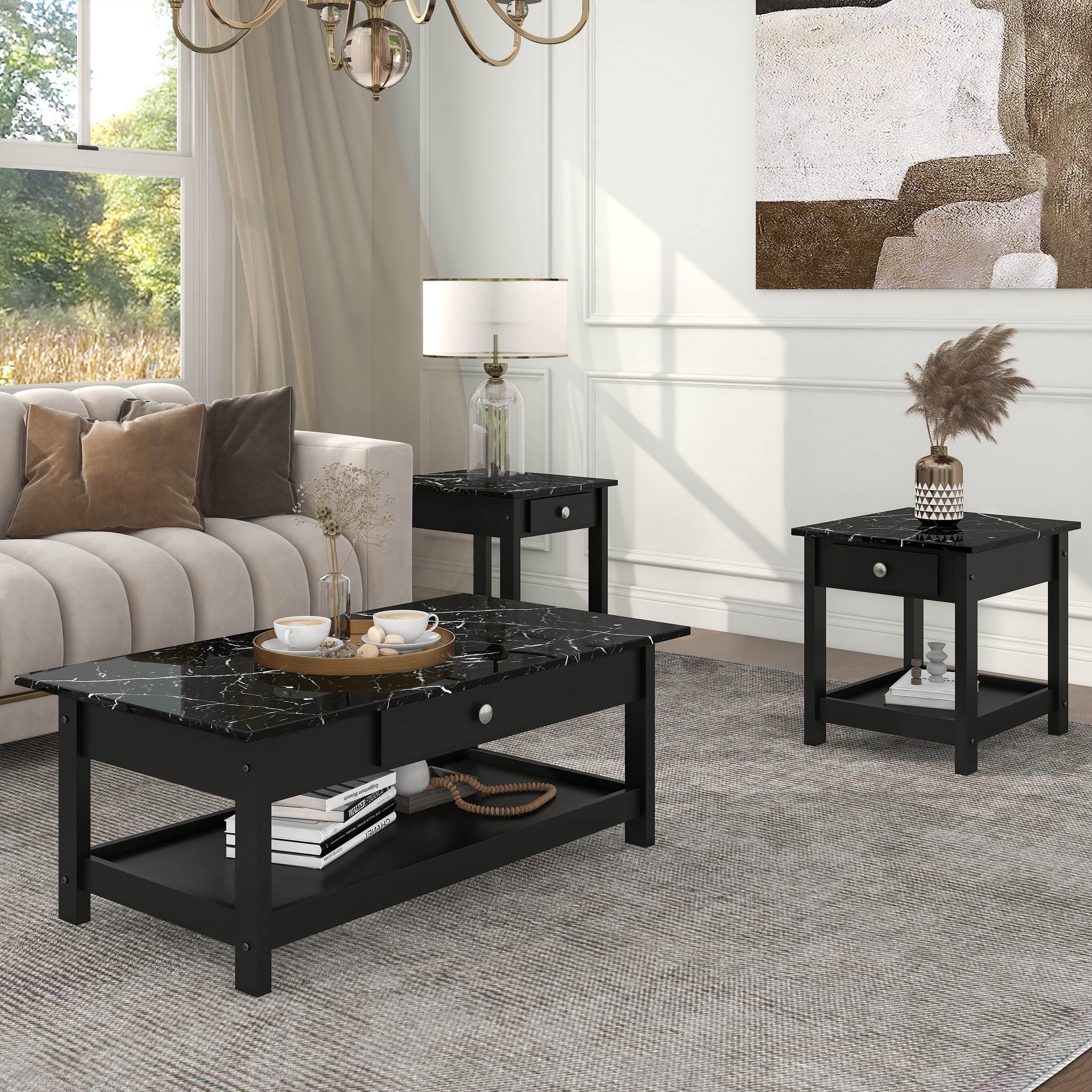 Buy coffee table set discount