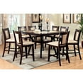 thumbnail image 1 of Furniture of America Uria Contemporary Cherry Wood 9-Piece Counter Height Dining Set by, 1 of 5