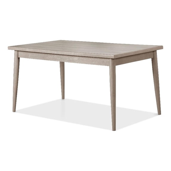 Furniture of America Yalen 59" Wood Indoor Dining Table, Grey