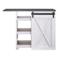 thumbnail image 1 of Furniture of America Veka Expandable Buffet, White Oak and Gray, 1 of 8