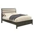 thumbnail image 1 of Furniture of America Vela Solid Wood King Platform Bed in Gray, 1 of 5
