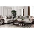 thumbnail image 1 of Furniture of America Velma Contemporary Chenille 2-Piece Sofa Set in Beige, 1 of 5