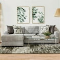 thumbnail image 1 of Furniture of America Vetch Contemporary Chenille L-Shaped Sectional in Gray, 1 of 1