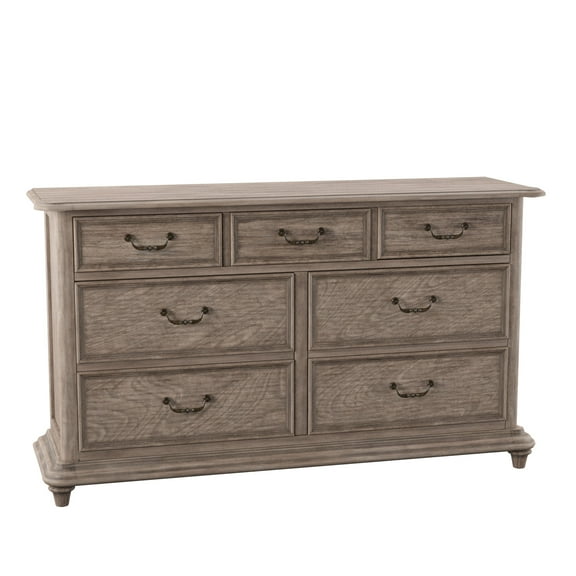 Furniture of America Vinita 7-Drawer Dresser, Rustic Natural Tone