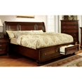 thumbnail image 1 of Furniture of America Violeta Platform Bed, California King, Dark Cherry, 1 of 5