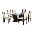 thumbnail image 1 of Furniture of America Waverly 7-Piece Wood Dining Table Set in White, 1 of 4