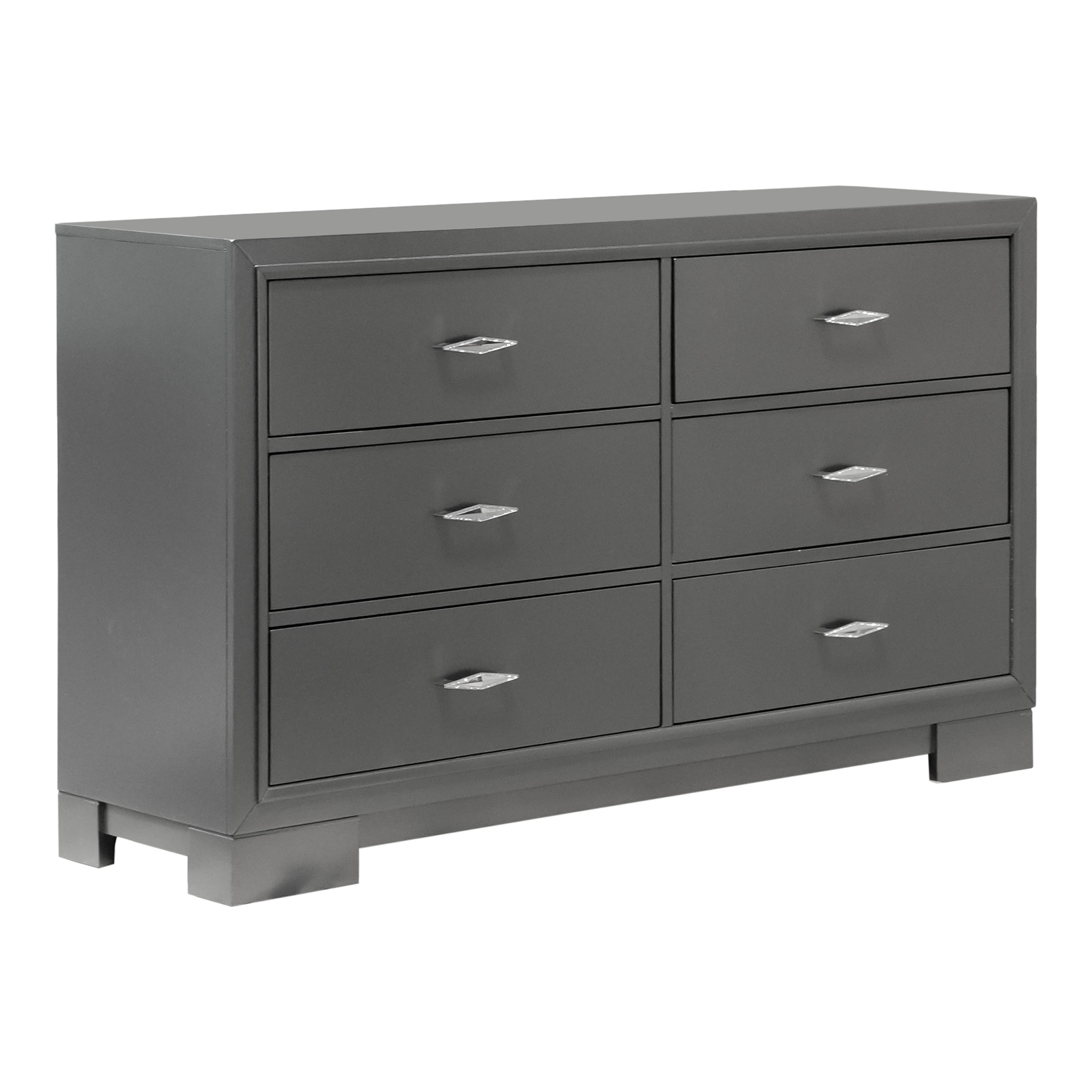 Metallic grey dresser discount