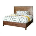 thumbnail image 1 of Furniture of America Zedina Wood Queen Panel Bed in Antique Brown, 1 of 6