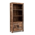 thumbnail image 1 of Furniture of America Zima 81-Inch Yellow Solid Wood Bookcase, 1 of 6